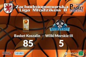 Basket Koszalin - Wilki Morskie III Szczecin